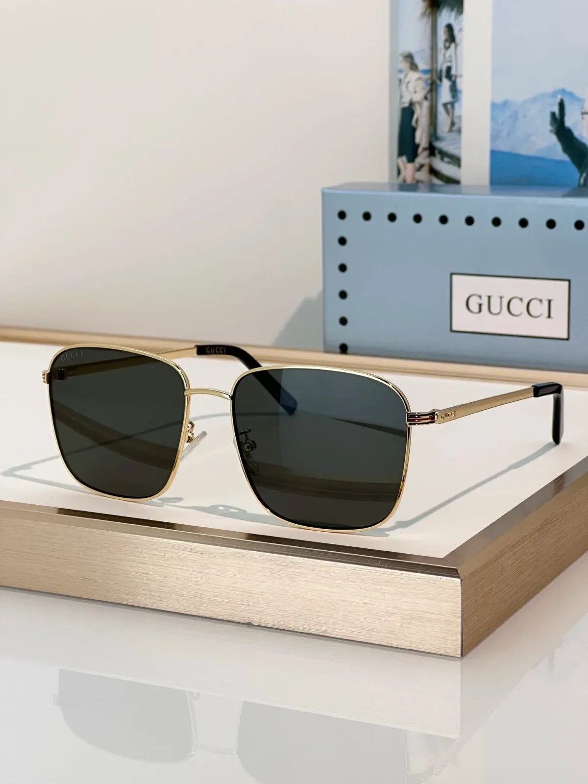 Gucci Alternative Oversized Sunglasses in 
