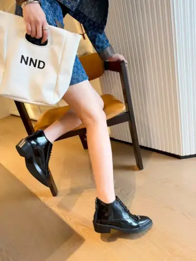 Prada Alternative Logo Buckle Boots in