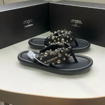 Isabel Marant Alternative x Havaianas Flip Flops in თეთრი