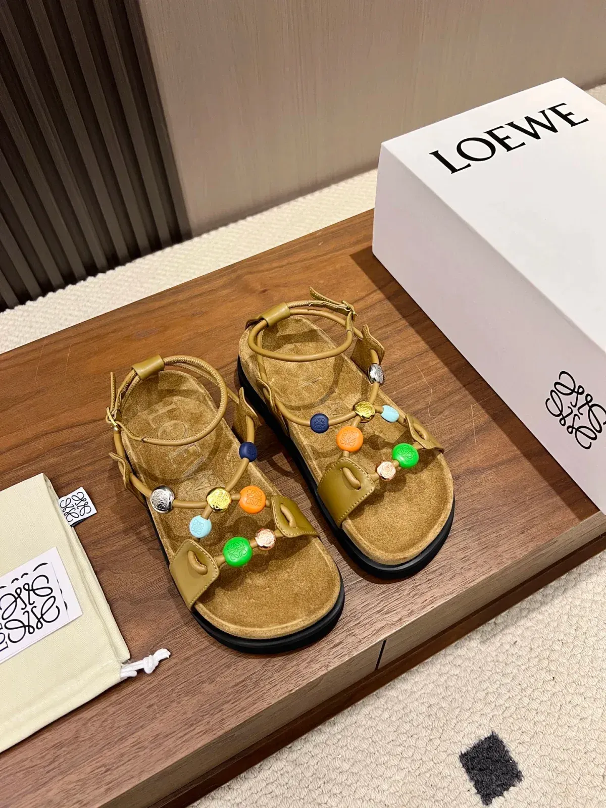 Loewe Alternative Candy Platform Sandals in ფერადი