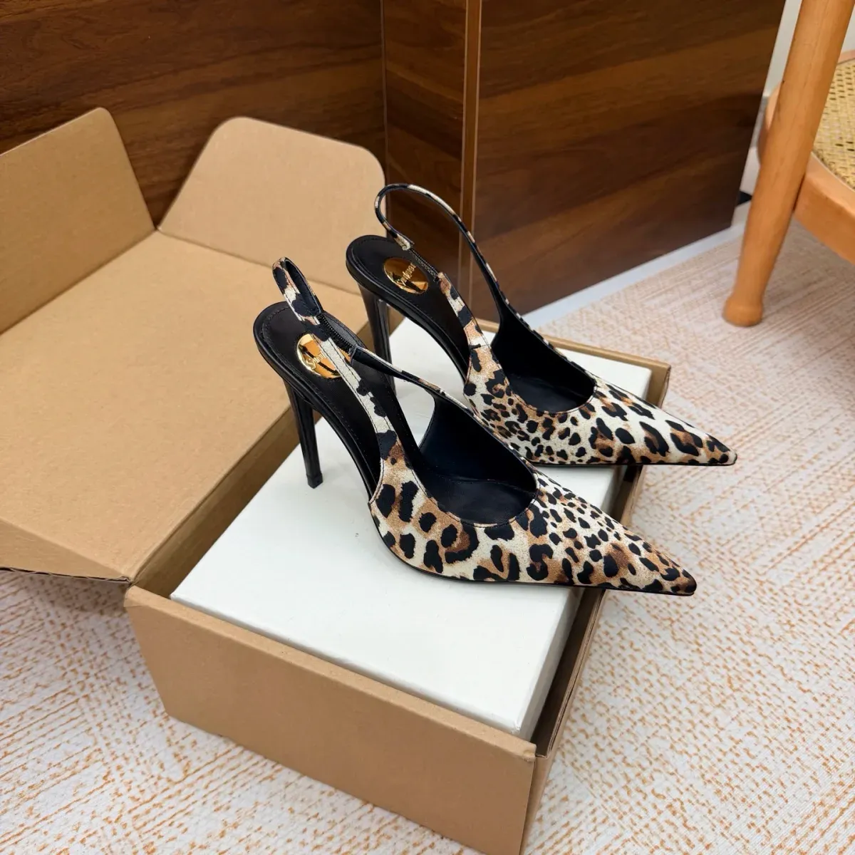 Saint Laurent Alternative Thong Heels in 