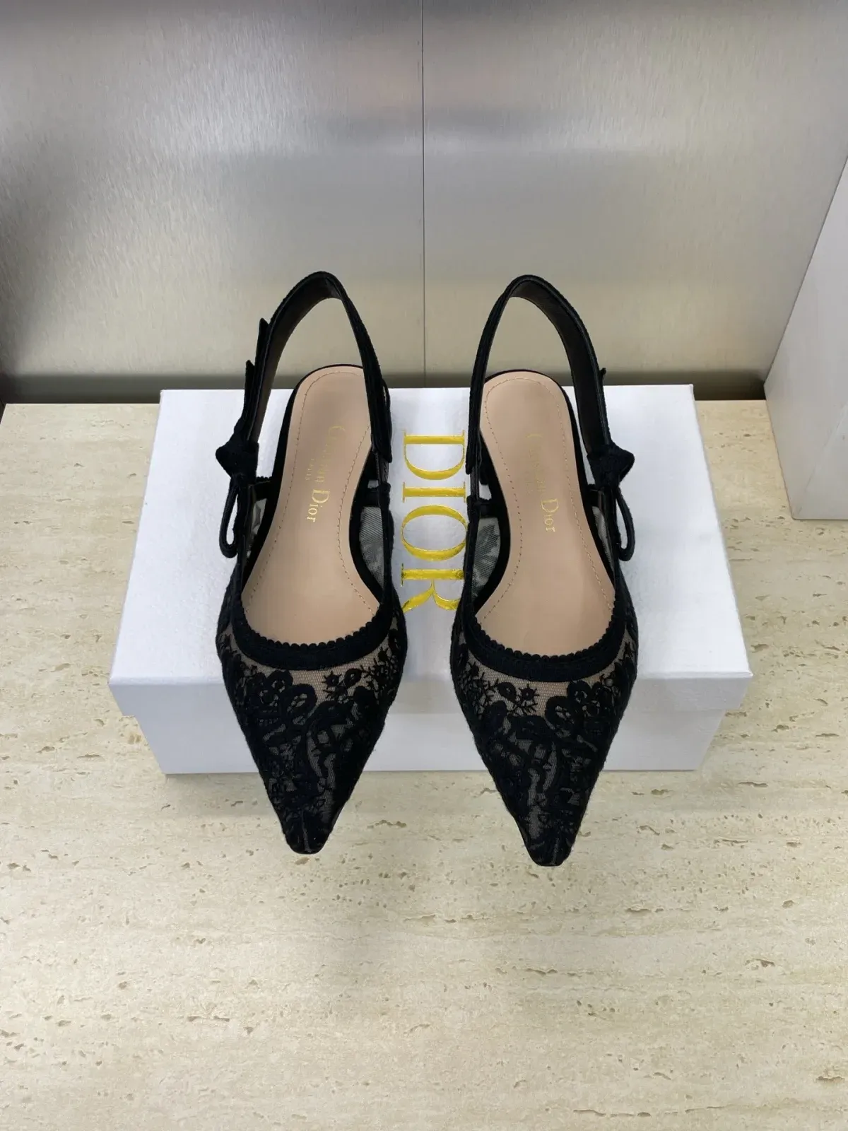 Dior Alternative J'Adior Jacquard Sandals in ფერადი