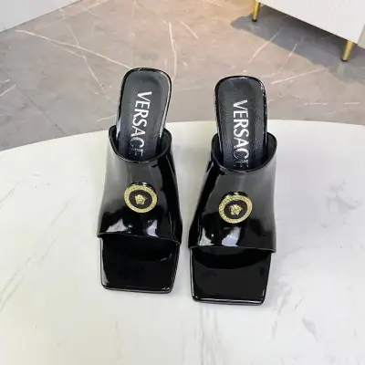 Versace Alternative Chunky Heel Sandals in