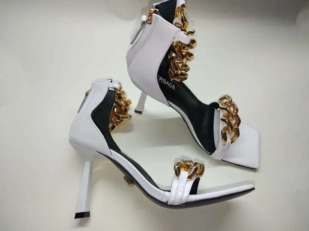 Versace Alternative Chain Sandals in 