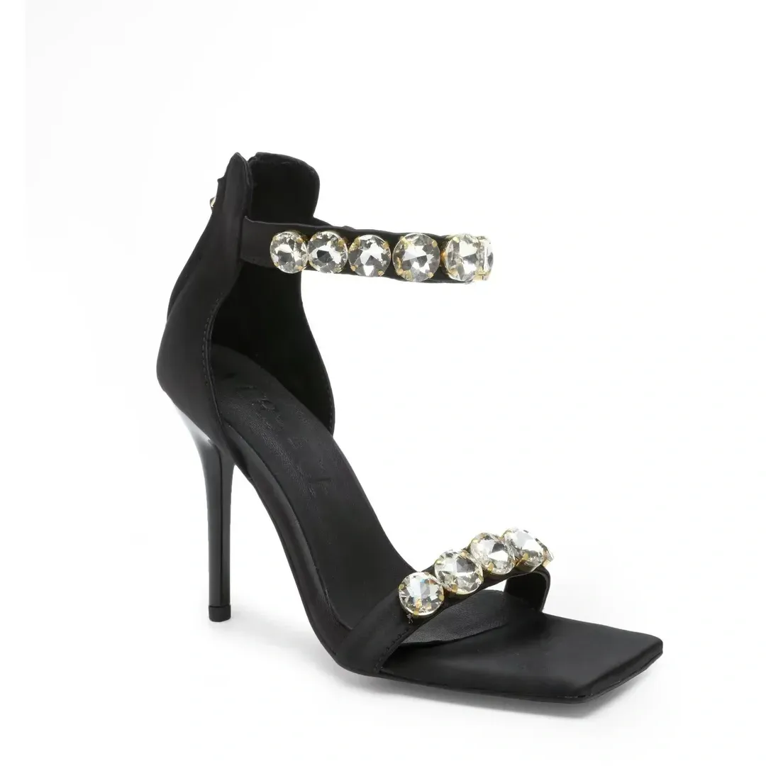 Versace Alternative Crystal Heel Sandals in 