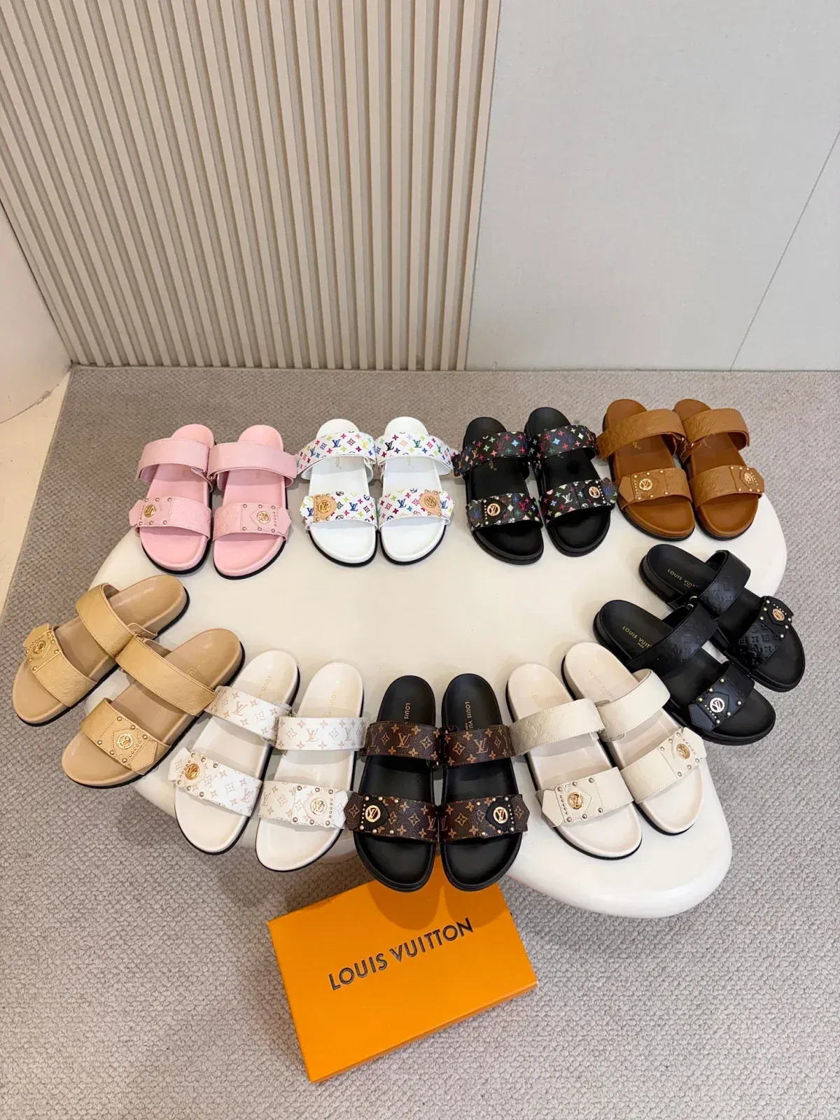 Louis Vuitton Alternative Boat Slides in 