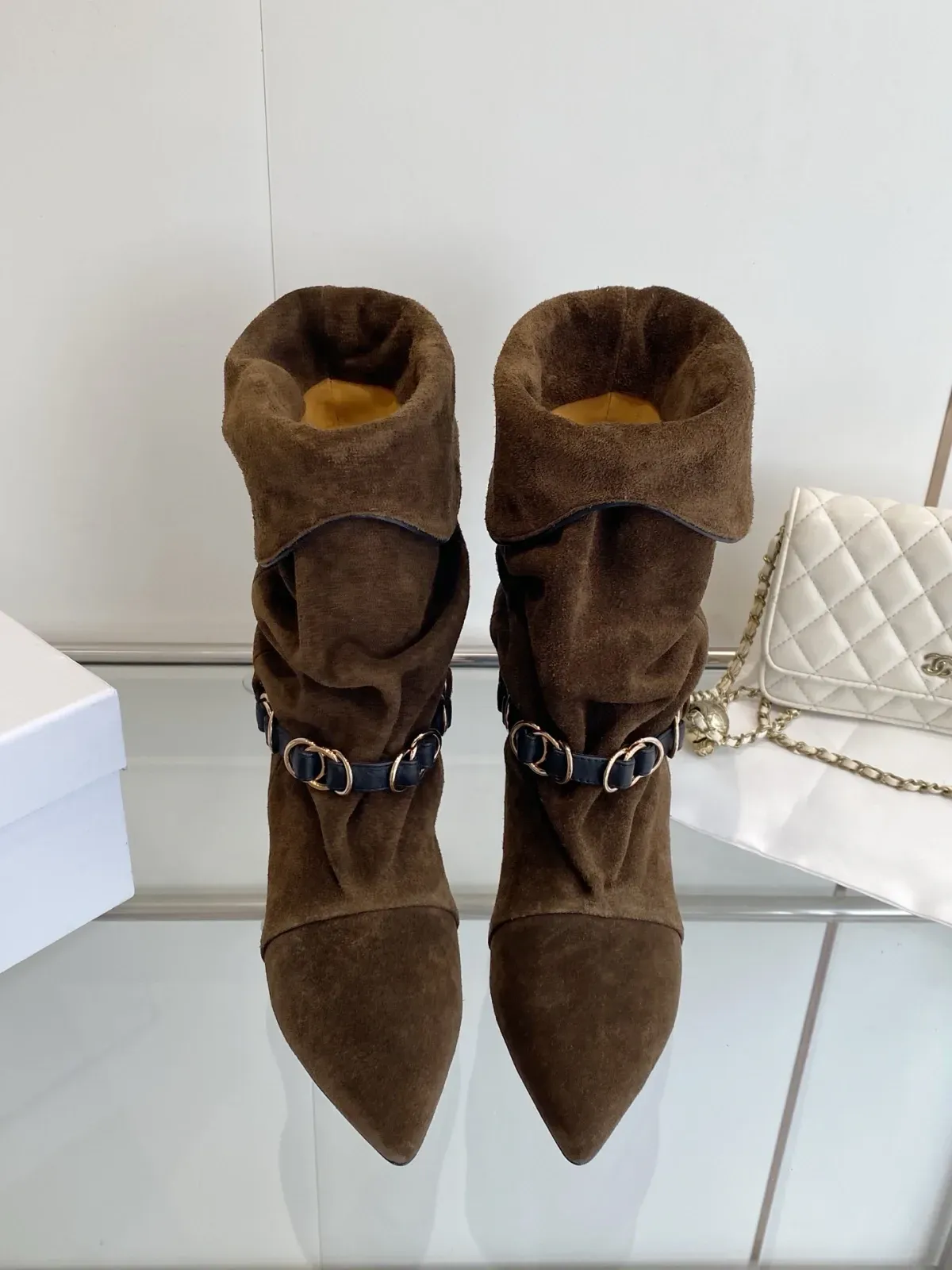 Isabel Marant Alternative Buckle Strap Boots in 