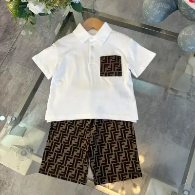 Fendi Alternative Polo Shirt and Shorts Set in