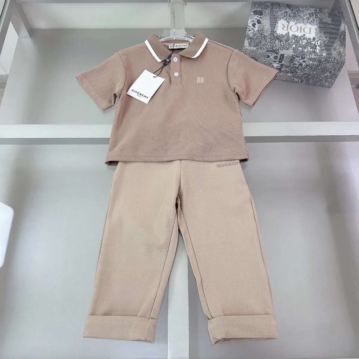 Givenchy Alternative Boys Polo and Shorts Set in 