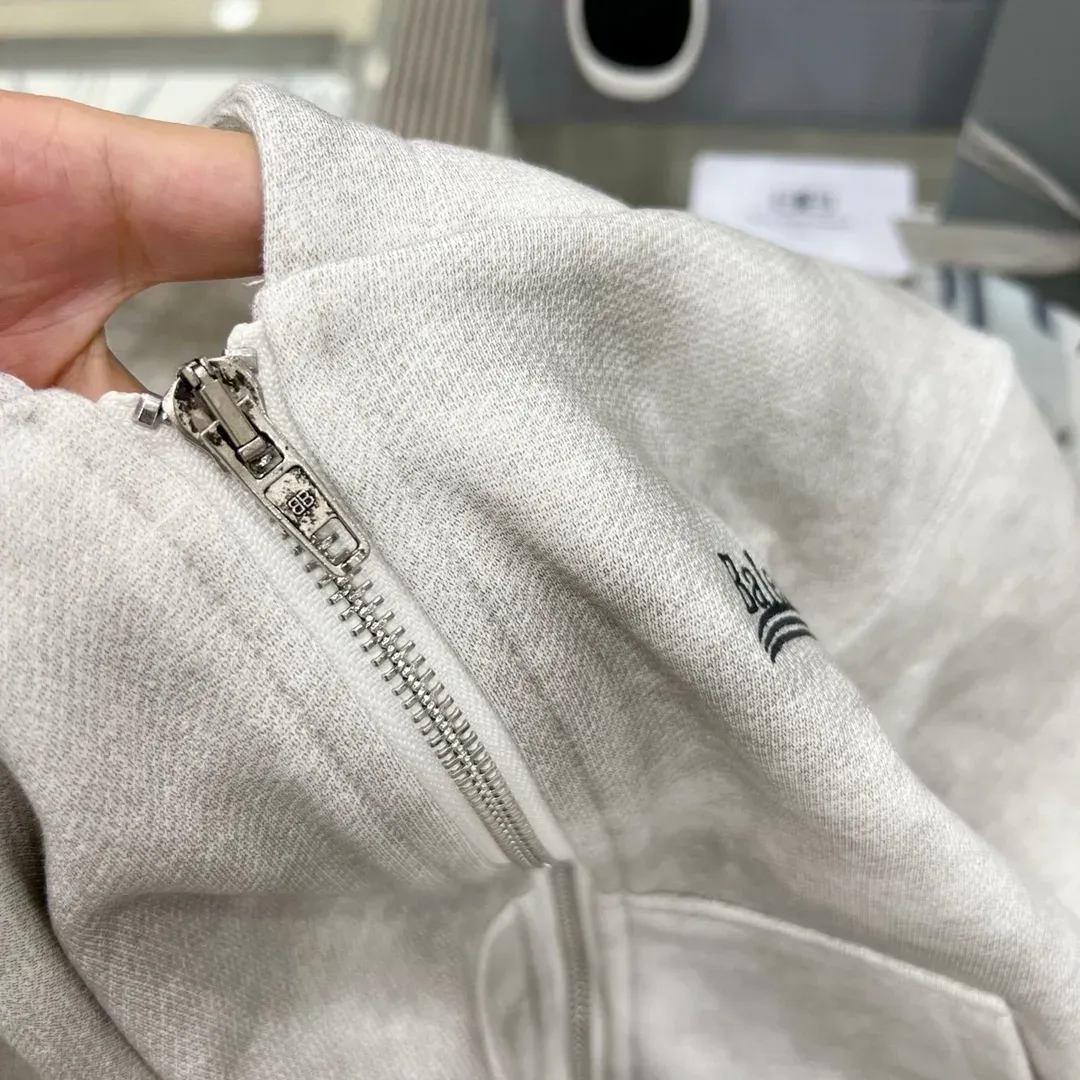 Balenciaga Alternative Distressed Zip Tracksuit in 