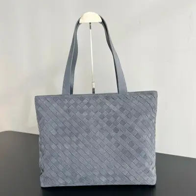 Bottega Veneta Alternative Woven Suede Tote in