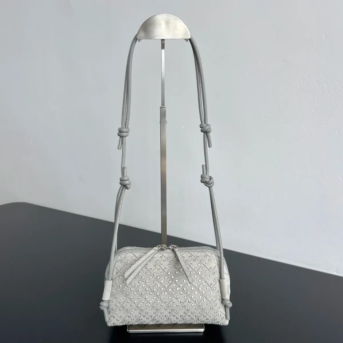 Bottega Veneta Alternative Concert Pouch in Grey