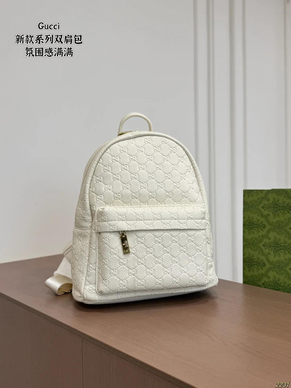 Gucci Alternative Leather Backpack in 